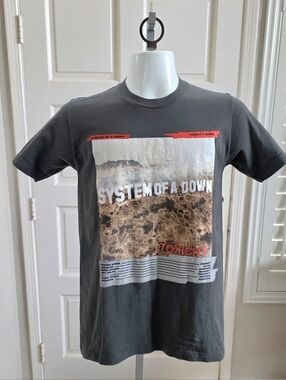System Of A Down - “Toxicity” - 2001 Gray music album concert Shirt Adult Unisex